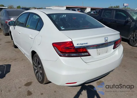 2015 Honda Civic Ex-L z USA, uszkodzony, nr VIN 19XFB2F9XFE025641